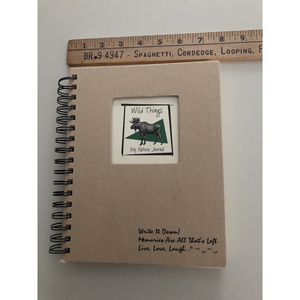 Wild Things My Nature Journal Spiral Bound New